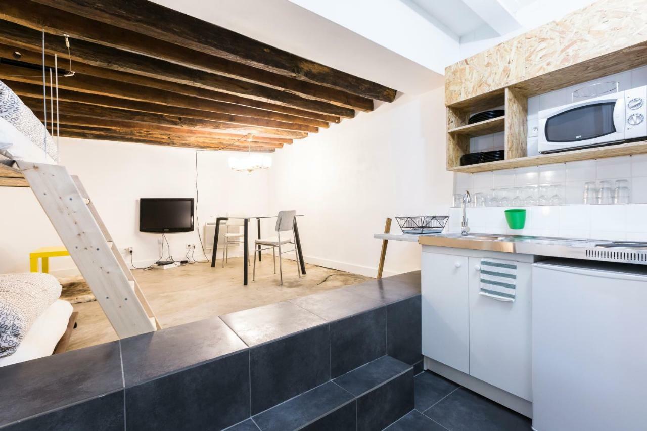 شقة باريس  في Charming 20M² Near Le Marais المظهر الخارجي الصورة